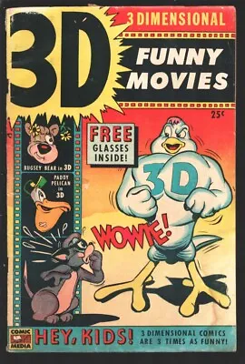 Buy 3D Funny Movies #1 1953-Comic Media-First Issue-Double Cover-All Pages In 3-D... • 56.88£