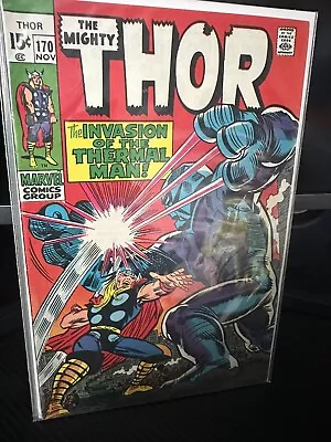Buy The Mighty THOR #170 Marvel Comics 1969 Thermal Man • 8.11£