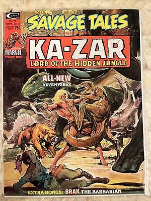 Buy Savage Tales # 6 Marvel Comics Magazine Ka-zar Neal Adams Cover Brak Barbarian • 7.99£