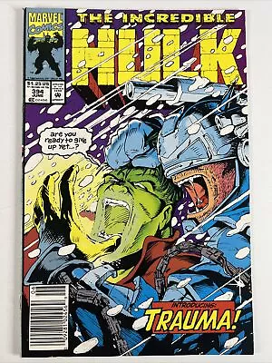 Buy Incredible Hulk #394 (1992) 1st Trauma ~ Newsstand ~ Marvel Comics • 2.52£