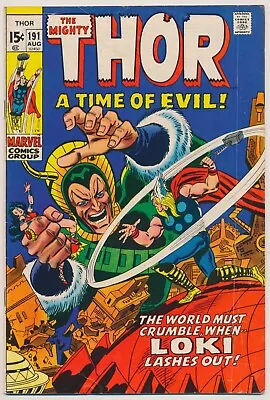 Buy The Mighty Thor #191 Comic Book - Marvel Comics! • 39.42£