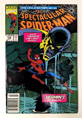 Buy 1991 The Spectacular Spiderman #178 The Child Within Marvel Comics Comic Book • 11.98£