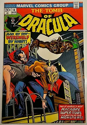 Buy Bronze Age Marvel Comic Tomb Of Dracula Key Issue 18 High Grade FN/VF Werewolf • 38£