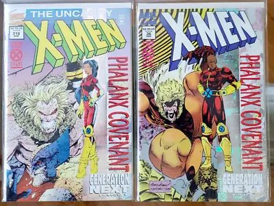 Buy 1994 The Uncanny X-Men #316 X-Men #36 Marvel Phalanx Covenant Part 1 & 2 Holo • 3.21£