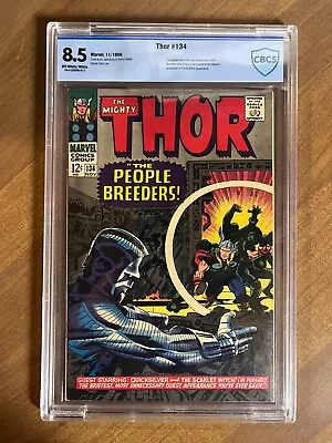 Buy Thor #134 • Cbcs 8.5 Oww Pgs • 1st High Evolutionary • Guardians Of The Galaxy 3 • 359.78£