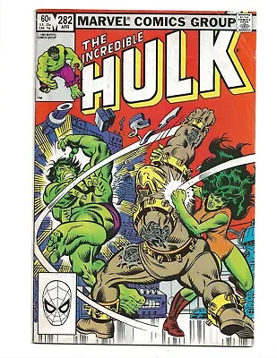 Buy Incredible Hulk #282 (1983) 1st She-Hulk Team Up VG 4.0 • 21.29£