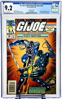 Buy Newsstand G.i. Joe A Real American Hero #150 Cgc 9.2 Wp White Pages Comic 1994 • 90.78£