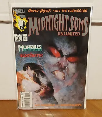 Buy Midnight Sons #2 Sienkiewicz Cover Morbius Ghost Rider Marvel Comics  • 2.99£