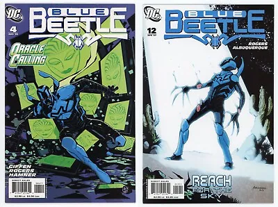 Buy Blue Beetle #4 & 12 (VF/NM 9.0) Jaime Reyes 1st La Dama 1st Reach Aliens 2006 DC • 7.96£