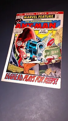 Buy 1972 Marvel Feature 5 1st Appearance Trish Starr Egghead Herb Trimpe Art VG • 6.65£