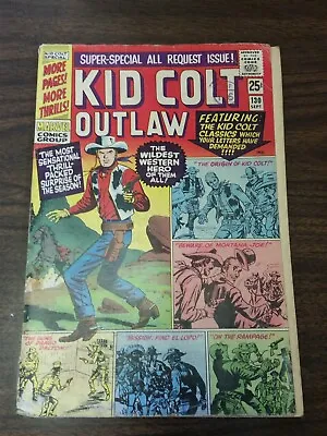 Buy Kid Colt Outlaw #130 G+ (2.5) Sept 1966 Western Cowboy Marvel Read Description* • 14.99£