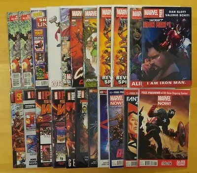 Buy Marvel Free Previews Lot - 2012-2019 - X-Men Spider-Man Avengers Fantastic Four  • 15.81£