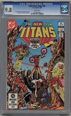 Buy New Teen Titans #28 Cgc 9.8 White Pages Dc Comics 1983 • 51.24£