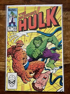 Buy Incredible Hulk 293. 1984. Featuring The Fantastic Four. Copper Age Issue. VFN- • 1.99£