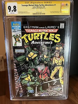 Buy Teenage Mutant Ninja Turtles Adventures #1 CGCSS 9.8 Signed Kevin Eastman (1988) • 550£