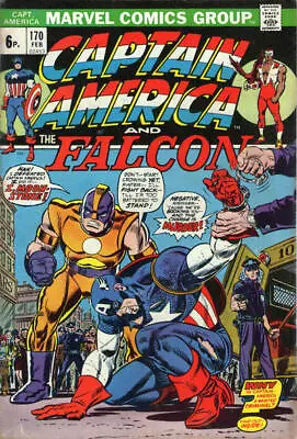 Buy Captain America (1968) # 170 UK Price (6.0-FN) Pen Mark On Cover 1974 • 10.80£