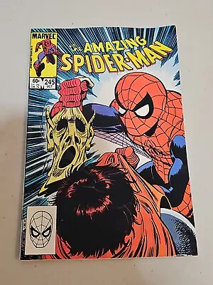 Buy Amazing Spider-Man # 245 Newsstand - Death Of Lefty Donovan Hobgoblin NM- Cond. • 25.30£