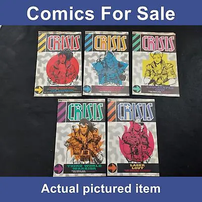 Buy 2000AD Presents Crisis Magazine Issues #1 2 3 4 5 - 5 Comic Bundle (LOT#11325) • 4.99£