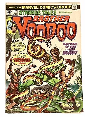 Buy Strange Tales #170 1973 7.0 F/VF🔑 2nd Brother Voodoo • 55.33£