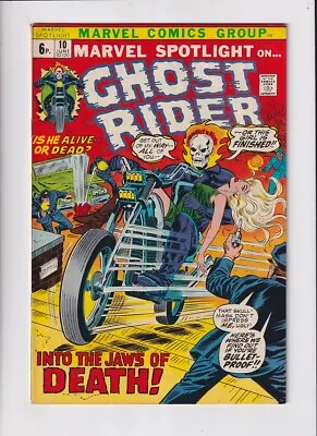 Buy Marvel Spotlight (1971) #  10 UK Price (6.5-FN+) (396213) Ghost Rider 1973 • 35.10£