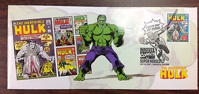 Buy The Incredible Hulk #1 Stamp First Day Issue SDCC Stan Lee Marvel  • 11.15£