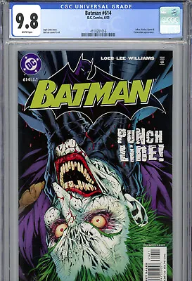 Buy Batman #614 (2003) DC CGC 9.8 White Jim Lee Joker • 63.79£