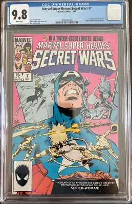 Buy Marvel Super Heroes Secret Wars #7 CGC 9.8 1st Julia Carpenter Spider-Woman  • 189.29£