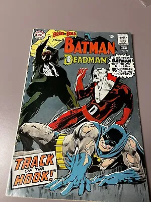 Buy DC Comics Sept 1968 The Brave & The Bold BATMAN And DEADMAN #79 Comic Book • 19.82£