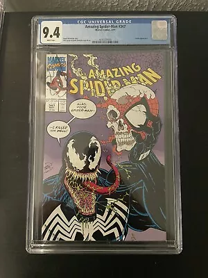 Buy Amazing Spider-Man #347 CGC 9.4 White Pages Venom Marvel Comics 1991 • 55.14£