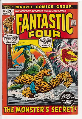 Buy Fantastic Four #125, Marvel Comics 1972 FN/VF 7.0 • 19.97£