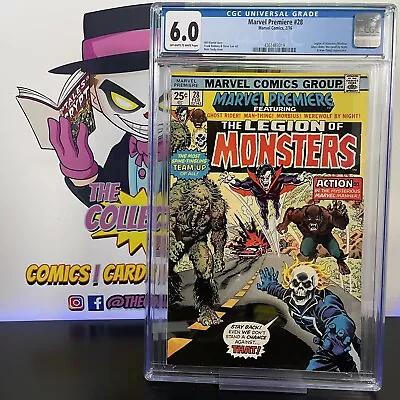 Buy Marvel Premiere #28 Cgc 6.0 (1976) First Appearance Of The Legion Of Monsters • 120.64£
