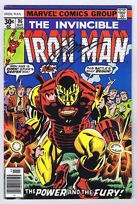 Buy Iron Man #96 FN Signed W/COA Gerry Conway 1977 Marvel Comics • 39.61£