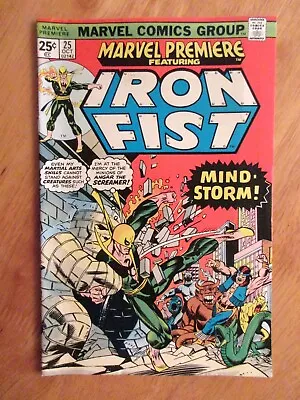 Buy MARVEL PREMIERE, IRON FIST #25 *Byrne Key!* (FN+) *Bright, Colorful & Glossy!* • 8.81£