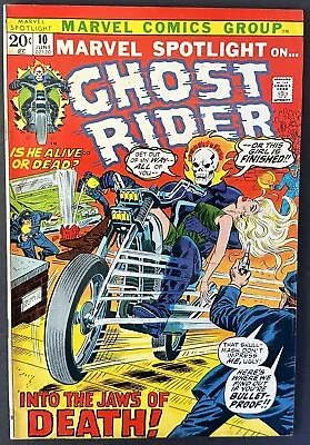 Buy Marvel Spotlight Ghost Rider Comic #10 (marvel,1973) Bronze Age ~ • 42.34£