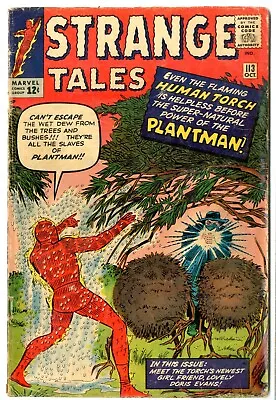 Buy Strange Tales   #113   VERY GOOD    Oct. 1963    Origin & 1st App. Plantman • 59.37£