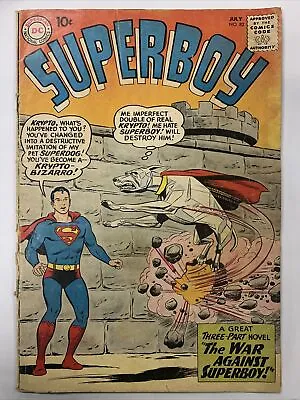 Buy Superboy #82 (DC, 1960) 1st Bizarro Krypto Curt Swan FR/GD • 34.79£