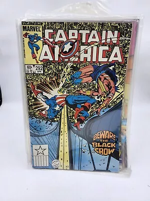 Buy CAPTAIN AMERICA #292 Marvel Comics 1984 1st Appearance Of The Black Crow NM • 7.91£