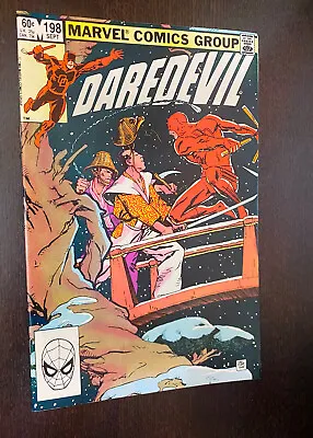 Buy DAREDEVIL #198 (Marvel Comics 1983) -- Bronze Age Frank MIller -- VF/NM • 6.71£