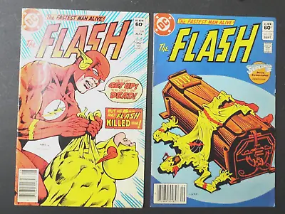 Buy 1983 DC Comics, The Flash #324 & 325 Death Of Reverse Flash Both Are Nice D/S • 17.34£