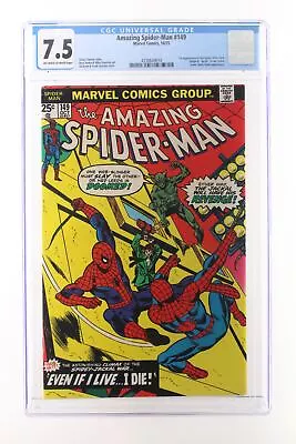 Buy Amazing Spider-Man #149 - Marvel Comics 1975 CGC 7.5 1st Appearance Of The Spide • 86.10£