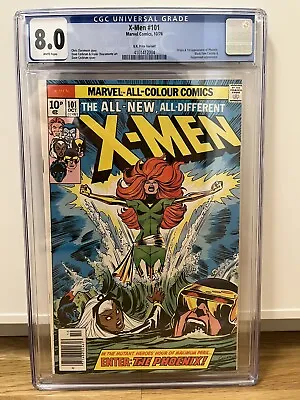 Buy X-Men 101 - CGC 8.0 WP, Marvel Bronze Age Key 1st Phoenix, UKPV • 449.90£
