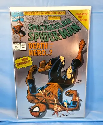 Buy Marvel Comics 1994 The Spectacular Spider-Man #217 Foil Death Hero...? • 4£