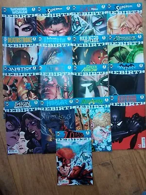 Buy DC - Rebirth #1s - Wonder Woman, Batman, Superman, Cyborg Etc (17 Comic Job Lot) • 20£