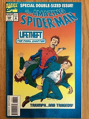Buy Amazing Spider-Man #388 W/ The Vulture, 1994 Marvel Comics, Foil Cover • 4.74£