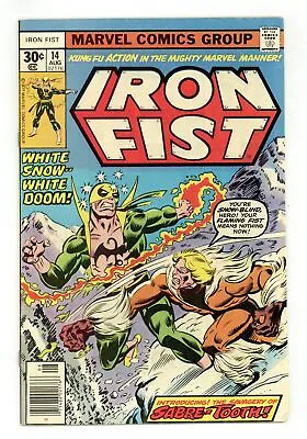 Buy Iron Fist #14 VG/FN 5.0 1977 1st App. Sabretooth • 250.25£