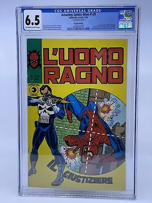 Buy Amazing Spider-Man #129 Italian Ed Jan 1976 CGC 6.5 Punisher 1st Appearance RARE • 632.49£
