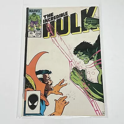 Buy The Incredible Hulk #299 1st Appearance Doctor Strange 1984 • 9.49£
