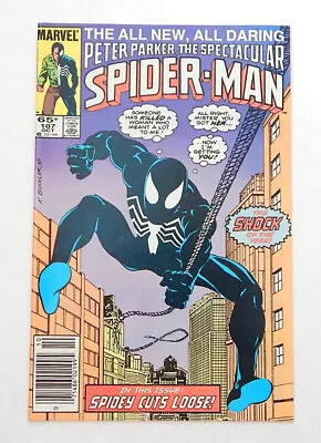 Buy Spectacular Spider-Man #107 Comic Book Marvel 1985 1st App Sin Eater Black Suit • 15.80£