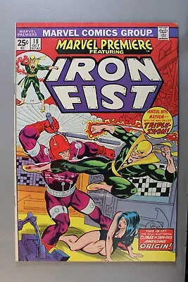 Buy MARVEL PREMIERE #18 Featuring IRON FIST The Climax Of Iron Fist's AWESOME ORIGIN • 35.58£