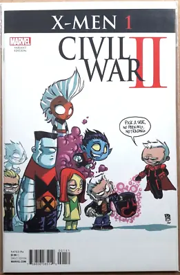 Buy Civil War Ii: X-men #1 - Skottie Young Variant Cover - New - Marvel Comics • 7£